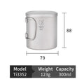 Mugs à Double Paroi en Titane