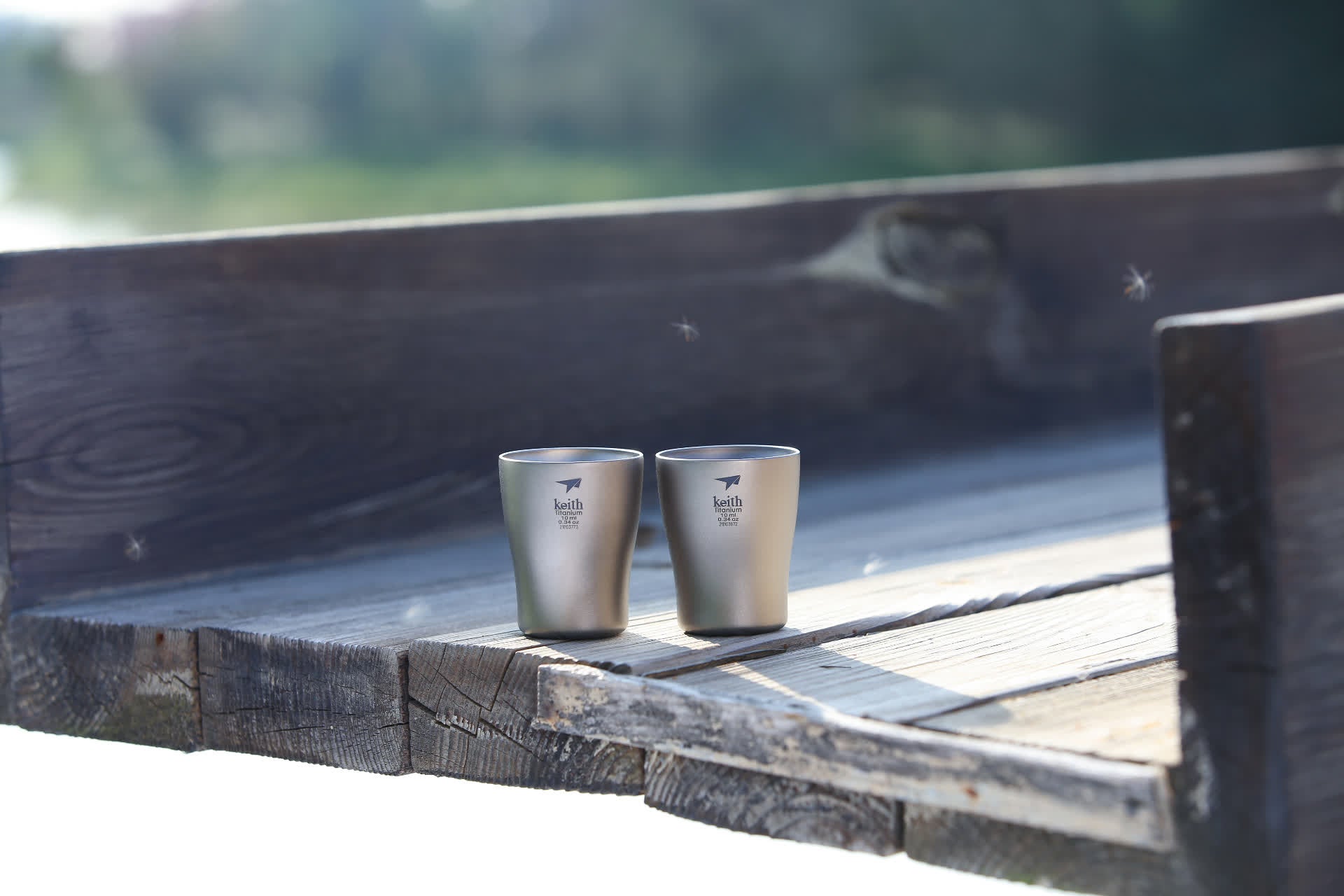 Set de 2 Verres à Shot en Titane