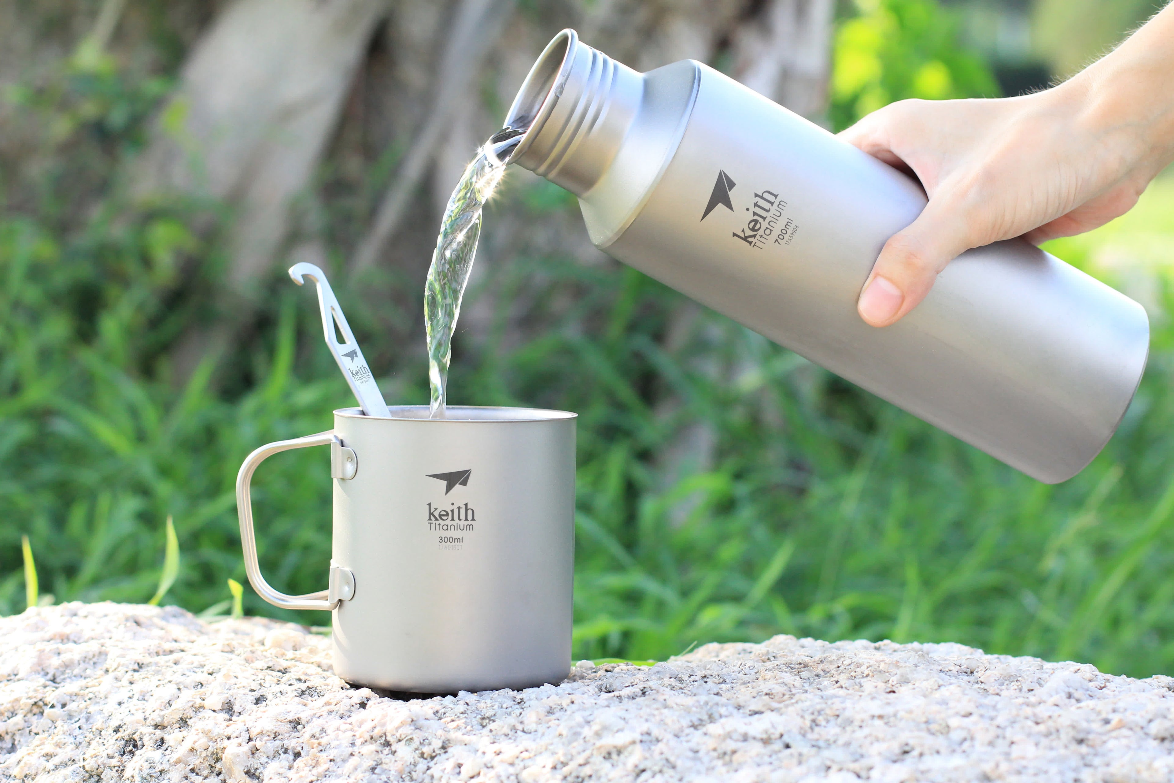 Mugs à Double Paroi en Titane