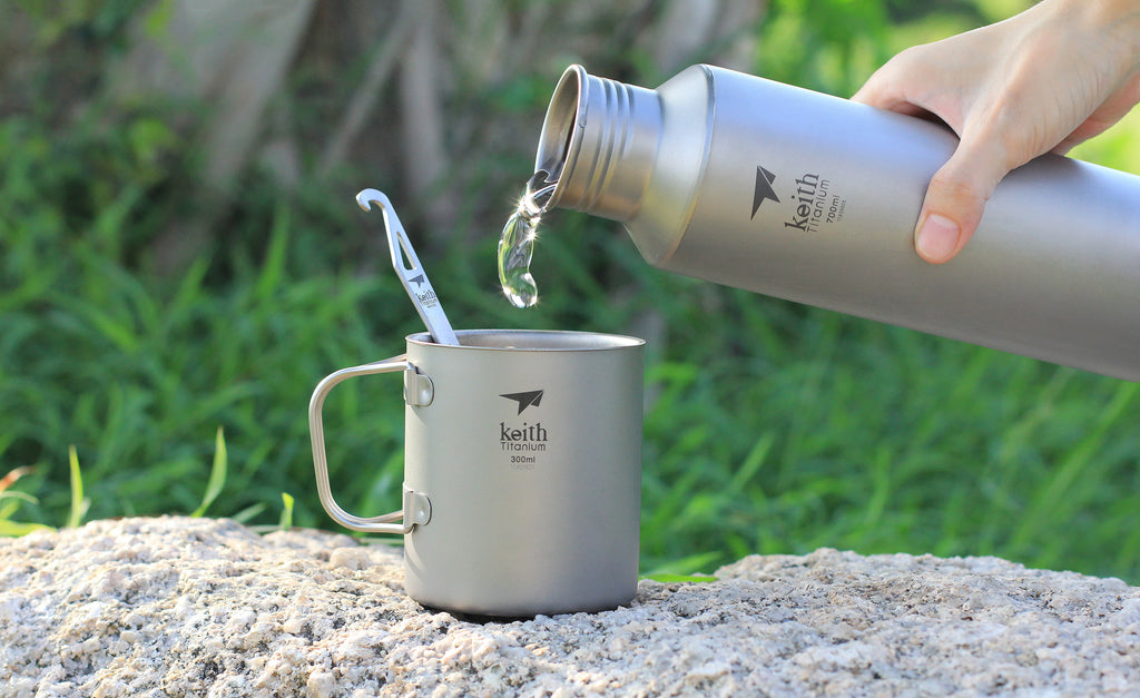 Mugs à Double Paroi en Titane